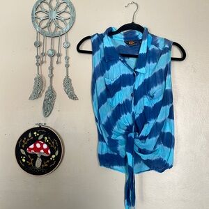 Route 66 Tie Dye Tie Top